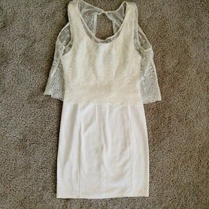 American Eagle Lacy White Dress